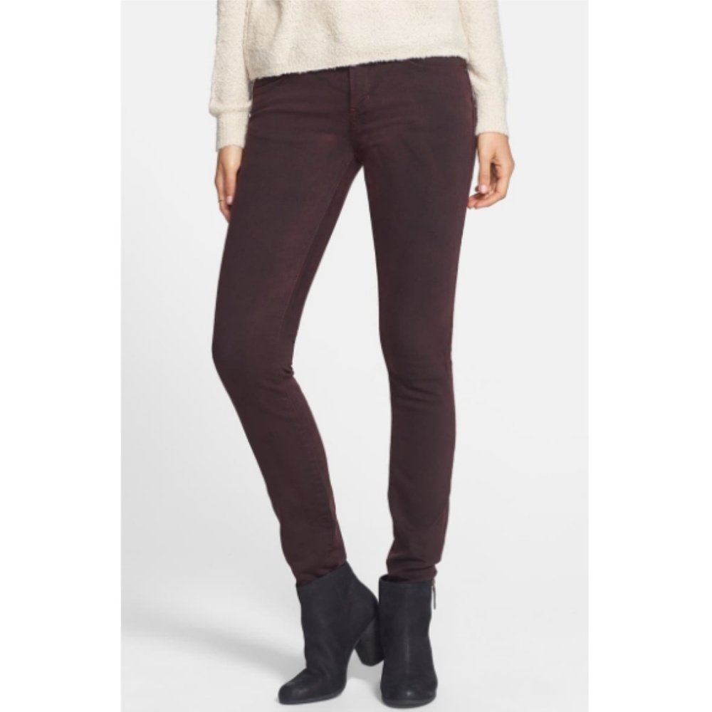 Articles of Society | "Mya" Deep Red Skinny Jeans